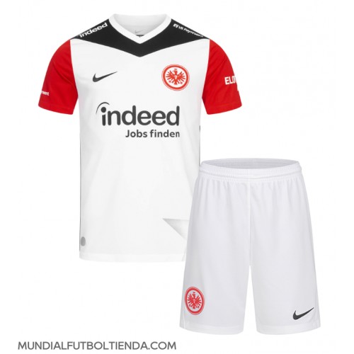 Camiseta Eintracht Frankfurt Primera Equipación Replica 2024-25 para niños mangas cortas (+ Pantalones cortos)